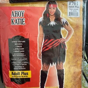 Ahoy Katie Pirate Plus Size costume